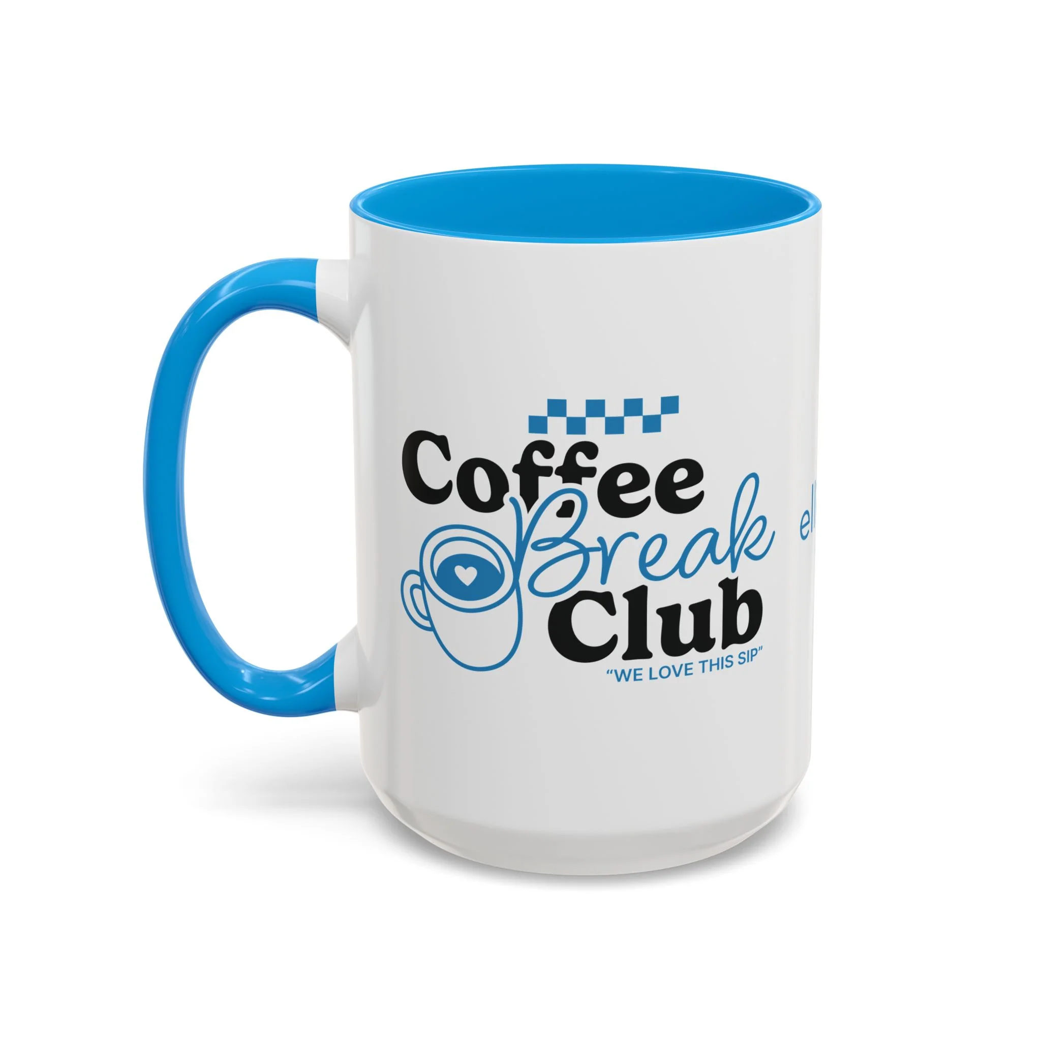 Coffee Break Colored Mug - Blue - Image 4