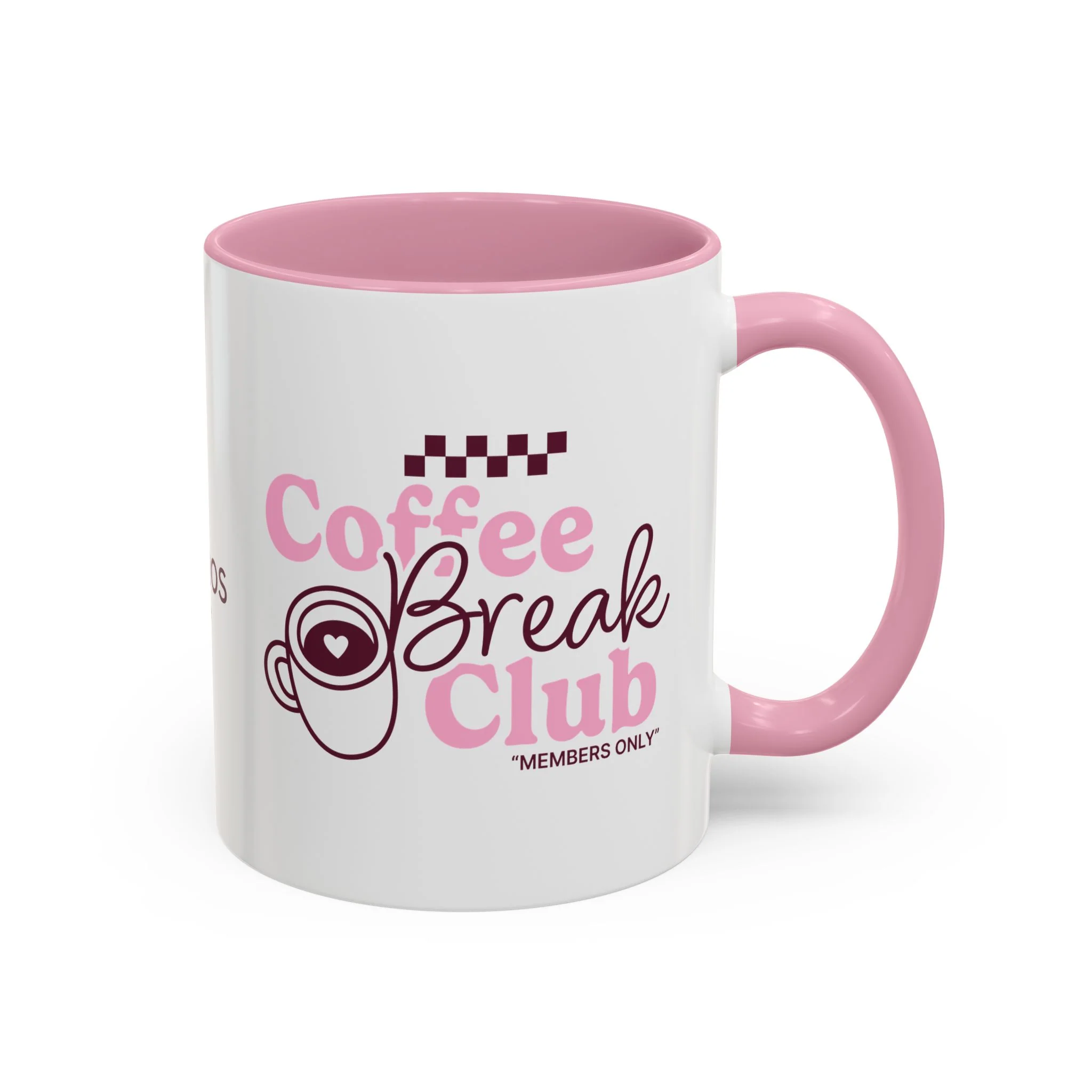 Coffee Break Colored Mug - Pink - Image 3