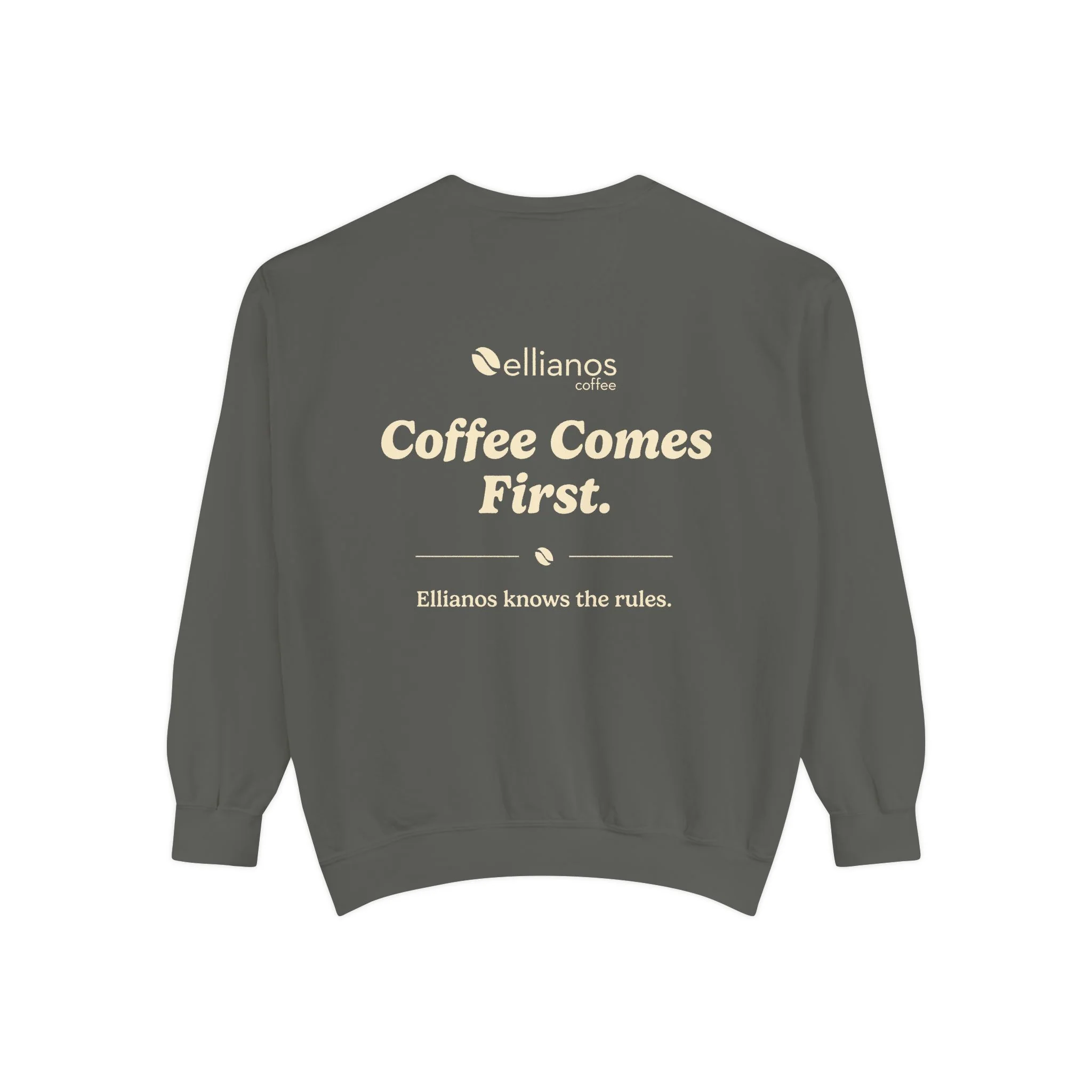 Coffee Comes First Crewneck - Image 10